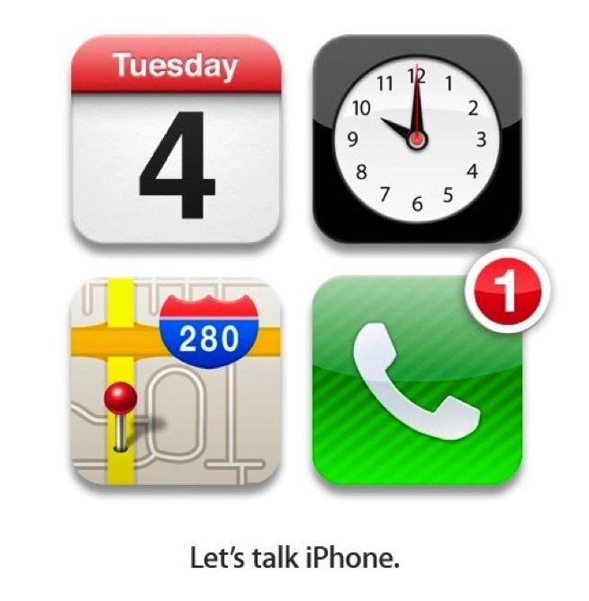 Lets talk iPhone Apple Event Einladung