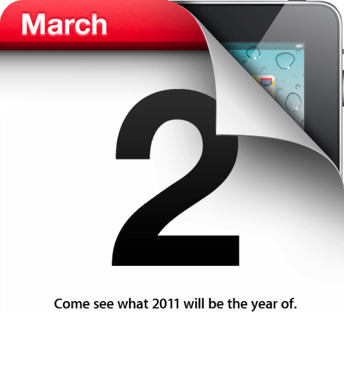 Apple Event März 2011 Einladung