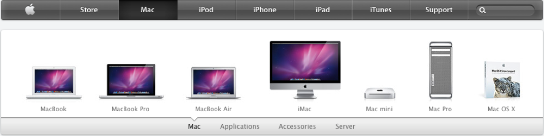 Apple Homepage neu