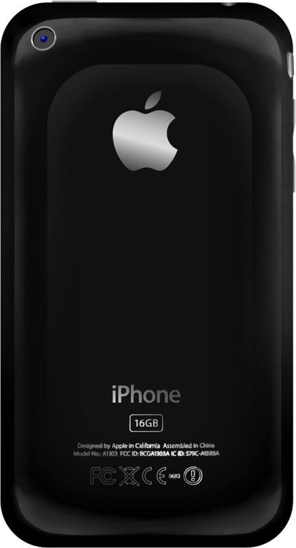 iPhone 3GS Back Black