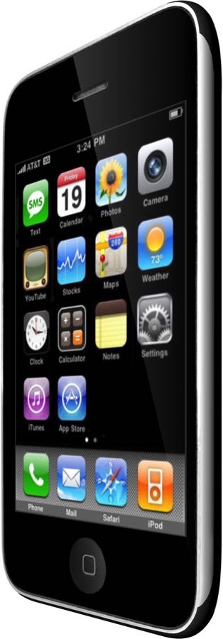 iPhone 3G Schraeg screen