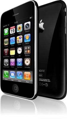 iPhone 3GS front back Schwarz