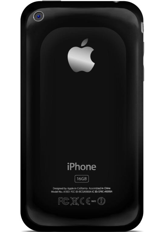 iPhone 3G Spiegel Back