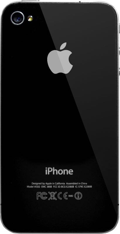 iPhone 4 Back Black