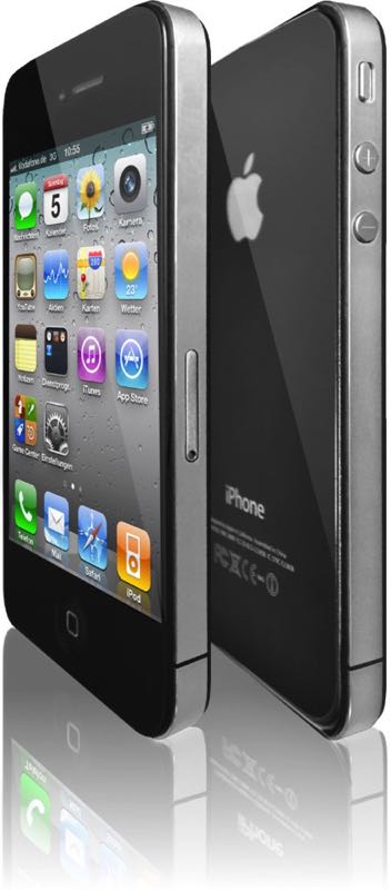 iPhone 4 Front Back Schwarz