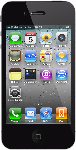 iPhone 4 Front schwarz