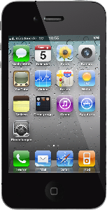 iPhone 4 Front schwarz