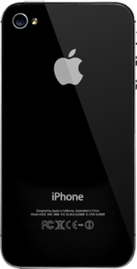 iPhone 4S Back Schwarz