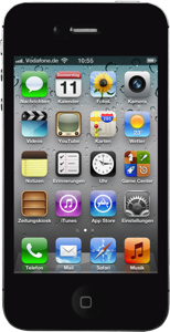 iPhone 4S front Schwarz